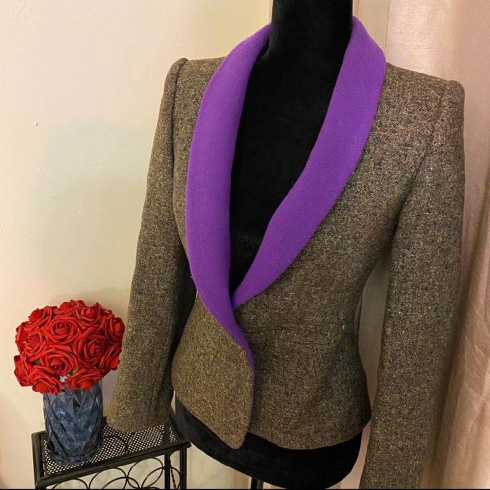 Wool designer blazer